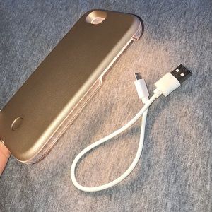 LED illuminated Selfie light iphone case 6/6s